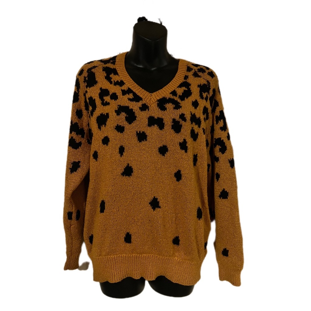 Women’s leopard sweater